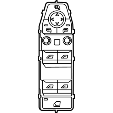 BMW i5 Window Switch - 61315A4B415
