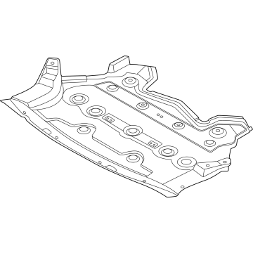51757290659 BMW Engine Compartment Shielding, Front Illustration 1 of 1