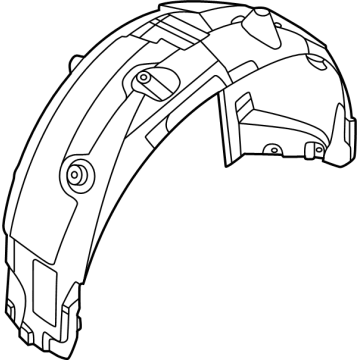 BMW XM Fender Splash Shield - 51719451740