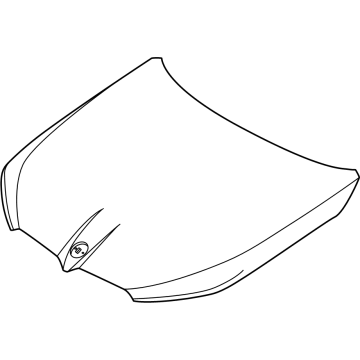 41009638823 BMW HOOD ALUMINUM Illustration 1 of 1
