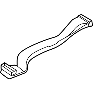BMW 64225A12EB4 Side window defrost duct 64225A12EB4 BMW Side window defrost duct Illustration 1 of 1