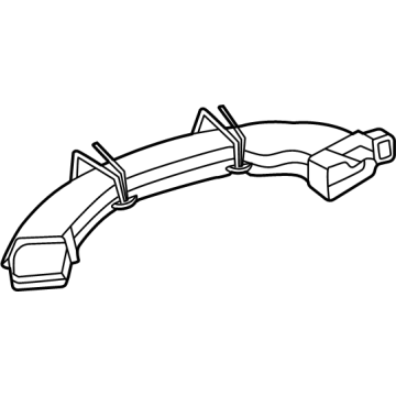 64225A62787 BMW COLD-AIR DUCT, PASSENGER'S S Illustration 1 of 1