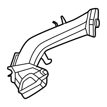 64225A62785 BMW COLD-AIR DUCT, DRIVER'S SIDE Illustration 1 of 1