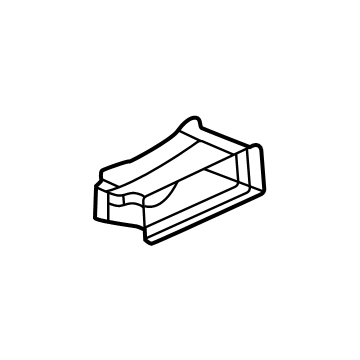 BMW 64225A29EC4 COLD AIR DUCT CENTER 64225A29EC4 BMW COLD AIR DUCT CENTER Illustration 1 of 1