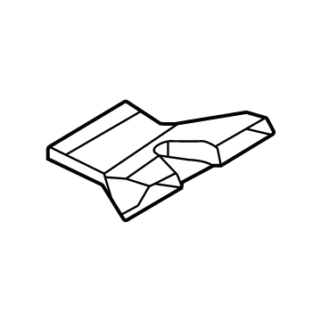64225A0A278 BMW REAR COMP. HEATING DUCT Illustration 1 of 1