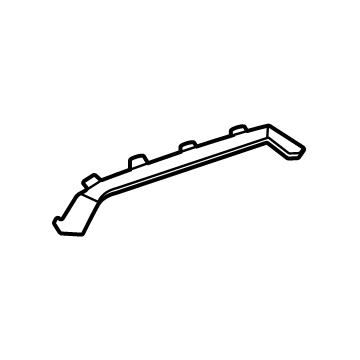 51125A37688 BMW TRIM, EXHAUST SYSTEM, RIGHT Illustration 1 of 1