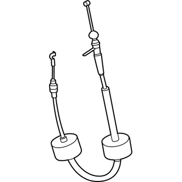 BMW i5 Door Latch Cable - 51215A08634