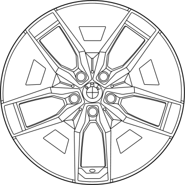 BMW i5 Alloy Wheels - 36115A324D8