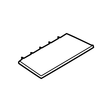 51165A371D1 BMW INSERT MAT STORAGE COMPARTME Illustration 1 of 1