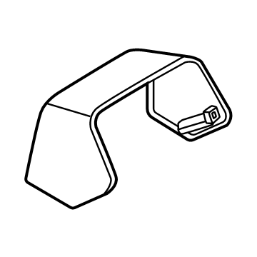 51165A4AFB7 BMW COVER, CENTER ARMREST, REAR Illustration 1 of 1