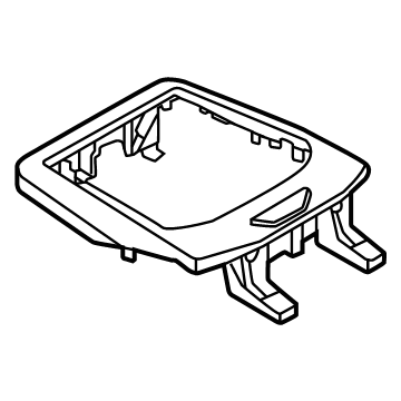 51165A13175 BMW TRIM, MIKO, CONTROL CENTER Illustration 1 of 1