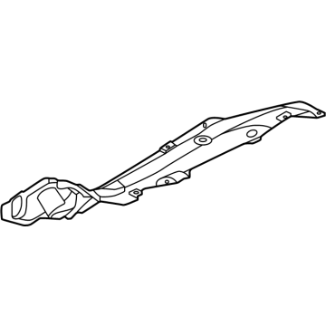 BMW 550e xDrive Exhaust Heat Shield - 51489498289