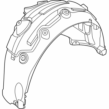 BMW i5 Fender Splash Shield - 51719881680