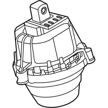 BMW 530i xDrive Engine Mount - 22119894889