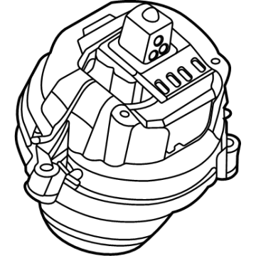 BMW 530i xDrive Engine Mount - 22119894890
