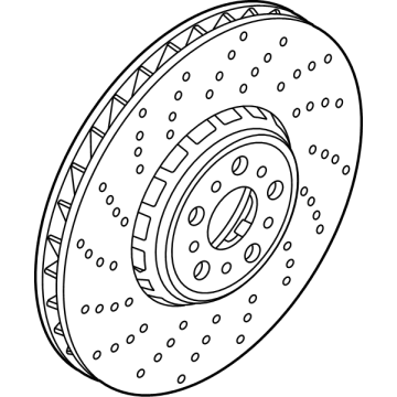 2025 BMW M5 Brake Disc - 34107885485