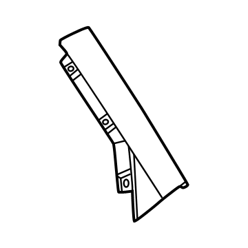 51355A319E7 BMW Cover Column C Left Illustration 1 of 1