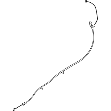 51245A5C739 BMW BOWDEN CABLE, EMERGENCY UNLO Illustration 1 of 1