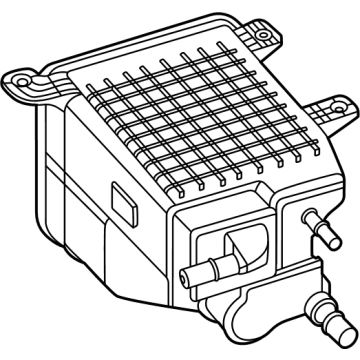 16139894694 BMW Activated Charcoal Filter Illustration 1 of 1