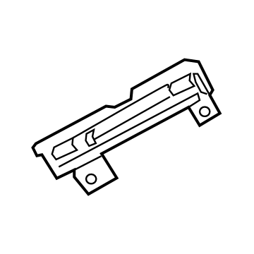 51165A2E687 BMW GRAB HANDLE BRACKET, REAR LE Illustration 1 of 1