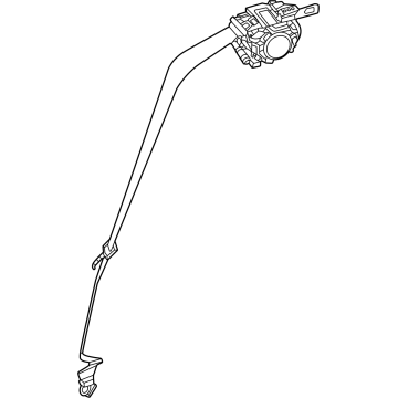 BMW i5 Seat Belt - 72115A54E04