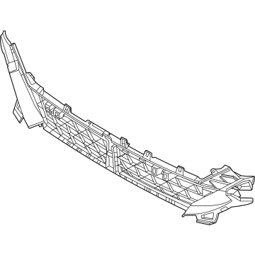 51115A51008 BMW GRILLE, CENTER, LOWER, PARTI Illustration 1 of 1
