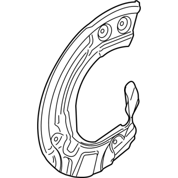 BMW X3 Brake Backing Plate - 34108845297