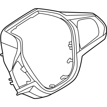32305A8A8D6 BMW Steering Wheel Decor Trim Cover Illustration 1 of 1