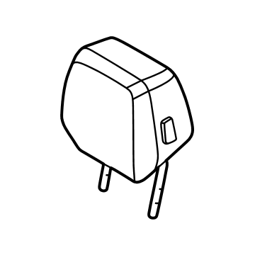 52105A53524 BMW HEAD RESTRAINT ARTIFICIAL LE Illustration 1 of 1