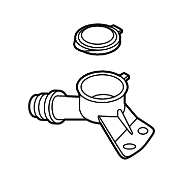 61665A29194 BMW FILLER CHANNEL WASHER FLUID Illustration 1 of 1