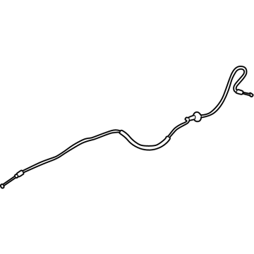 BMW i5 Hood Cable - 51235A87BC2