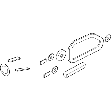63215A6A2F1 BMW KIT SEALS TAIL LIGHT LEFT Illustration 1 of 1