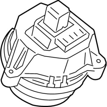 BMW X3 Engine Mount Torque Strut - 22118841392