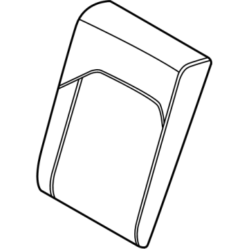 52207888243 BMW COVER, BACKREST, LEFT Illustration 1 of 1