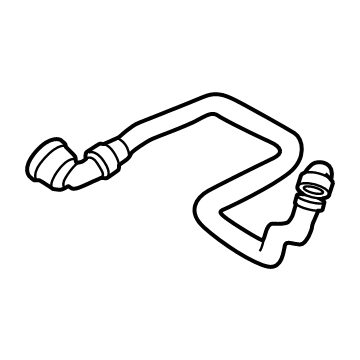 BMW 550e xDrive Coolant Reservoir Hose - 17127562175