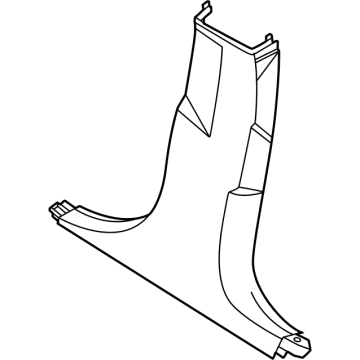 51435A345C5 BMW B-Column Bottom Left Cover Illustration 1 of 1