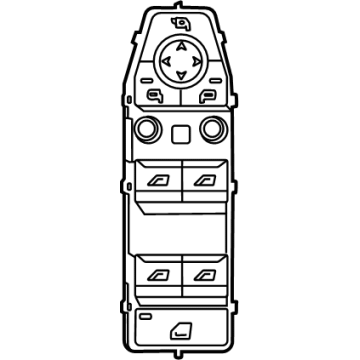 BMW i5 Window Switch - 61315A4B416