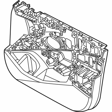 51415B35997 BMW Front Left Door Trim Panel Illustration 1 of 1