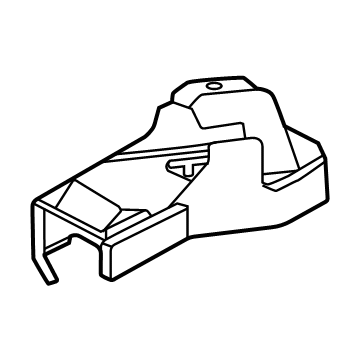 11518740695 BMW SHUT-OFF VALVE BRACKET Illustration 1 of 1