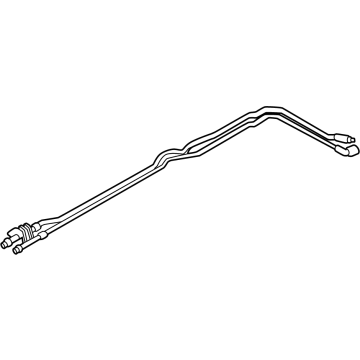 17129887092 BMW COOLANT PIPE UNDERFLOOR FEED Illustration 1 of 1