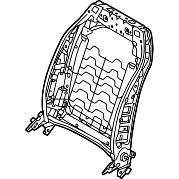 52105A498A4 BMW BACKREST FRAME, ELECTRICAL Illustration 1 of 1