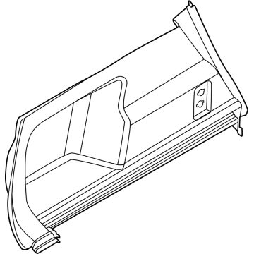 51475A5BCA4 BMW Right Trunk Trim Illustration 1 of 1