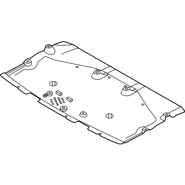 51755A1CC79 BMW ENGINE COMPARTMENT SHIELDING Illustration 1 of 1
