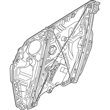 BMW XM Window Regulator - 51335A3B5C8