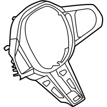 32305A8A908 BMW DECORATIVE TRIM M SPORT STEE Illustration 1 of 1