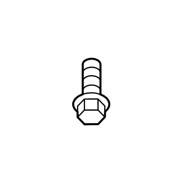 07148845501 BMW Hex Bolt Illustration 1 of 1