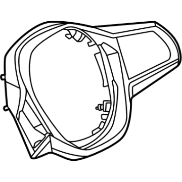 32335A95159 BMW STEERING WHEEL DECORATIVE TR Illustration 1 of 1