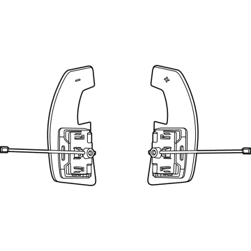 61315A56CD0 BMW SET, STEERING WHEEL SHIFT PA Illustration 1 of 1
