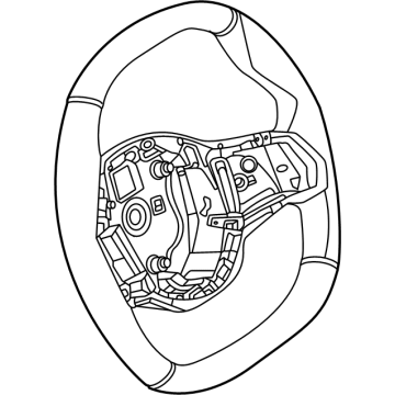 32335A95149 BMW SPORTS STEERING WHEEL, SHIFT Illustration 1 of 1