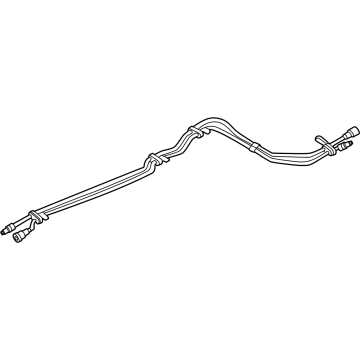 17129886623 BMW COOLANT PIPE UNDERFLOOR FEED Illustration 1 of 1